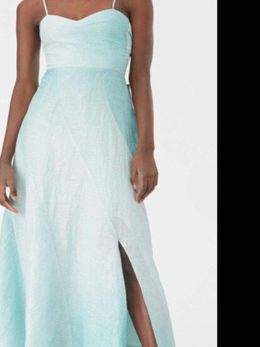 Rebecca Taylor Silk Dip Dye Maxi Dress